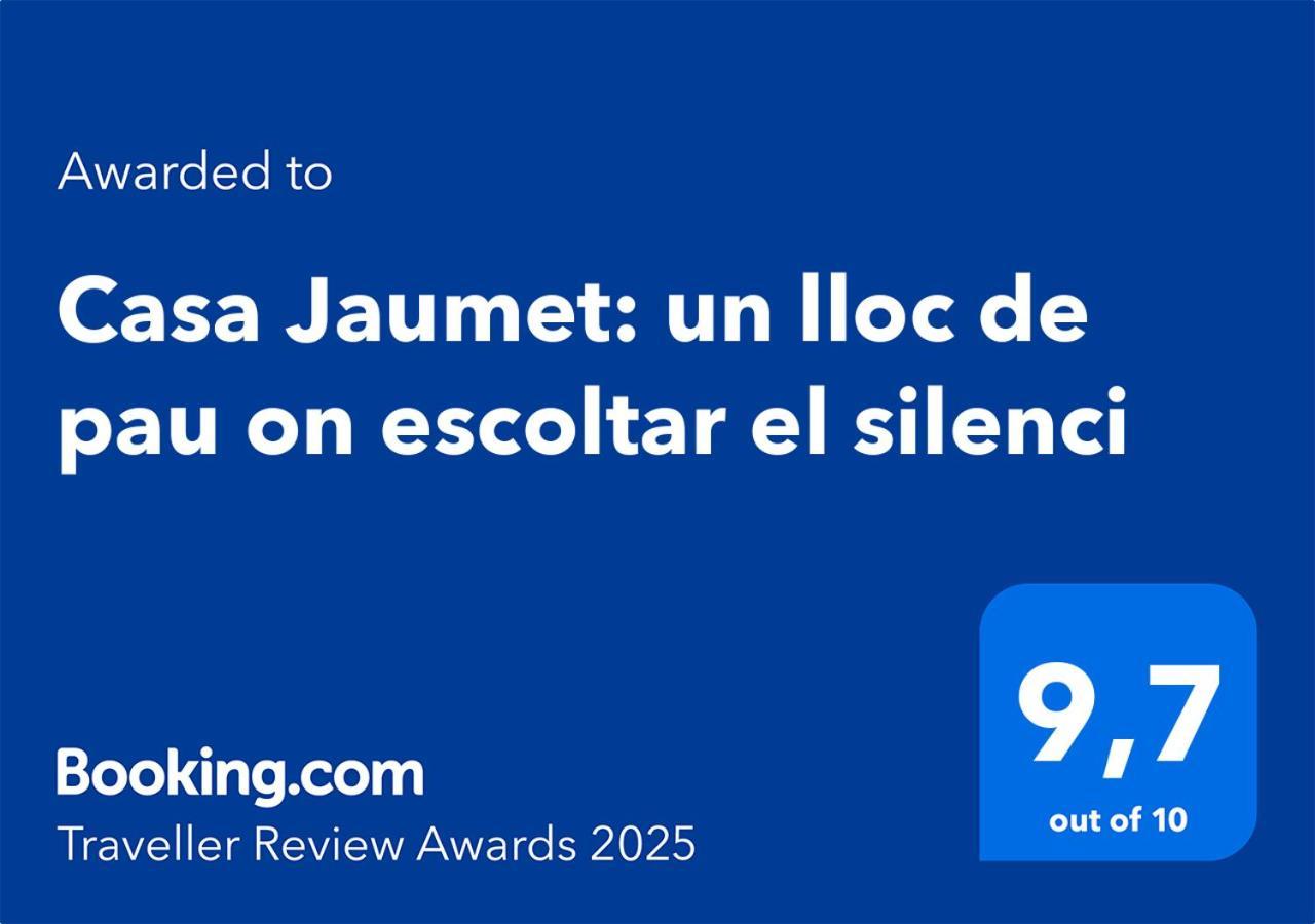 AramuntCasa Jaumet: Un Lloc De Pau On Escoltar El Silenciアパートメント エクステリア 写真